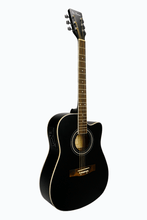 Load image into Gallery viewer, De Rosa USA Cutaway Acoustic-Electric Dreadnought Guitar Matte Finish-(6757583323330)