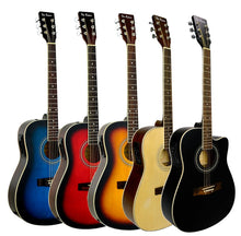 Load image into Gallery viewer, De Rosa USA Cutaway Acoustic-Electric Dreadnought Guitar Matte Finish-(6757583323330)