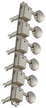 Load image into Gallery viewer, Grover 133N6 Deluxe Guitar Machines - Guitar Machine Heads, 6-in-Line, Bass Side (Left) - Nickel

