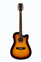 Load image into Gallery viewer, De Rosa USA Cutaway Acoustic-Electric Dreadnought Guitar Matte Finish-(6757583323330)

