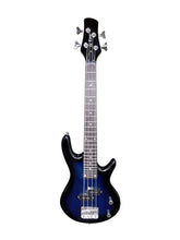Load image into Gallery viewer, Glen Burton De Rosa junior 1/2 size electric bass guitar with 25.5-inch scale and P-style pickup
