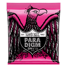Load image into Gallery viewer, Ernie Ball 2023 Super Slinky Paradigm 9-42 gauge electric guitar strings pack with durable, high-strength steel and corrosion-resistant coating
